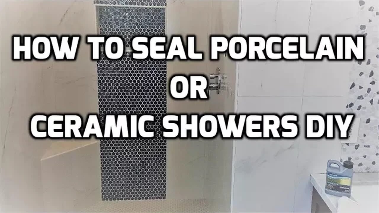 How to Seal Porcelain or Ceramic Showers DIY