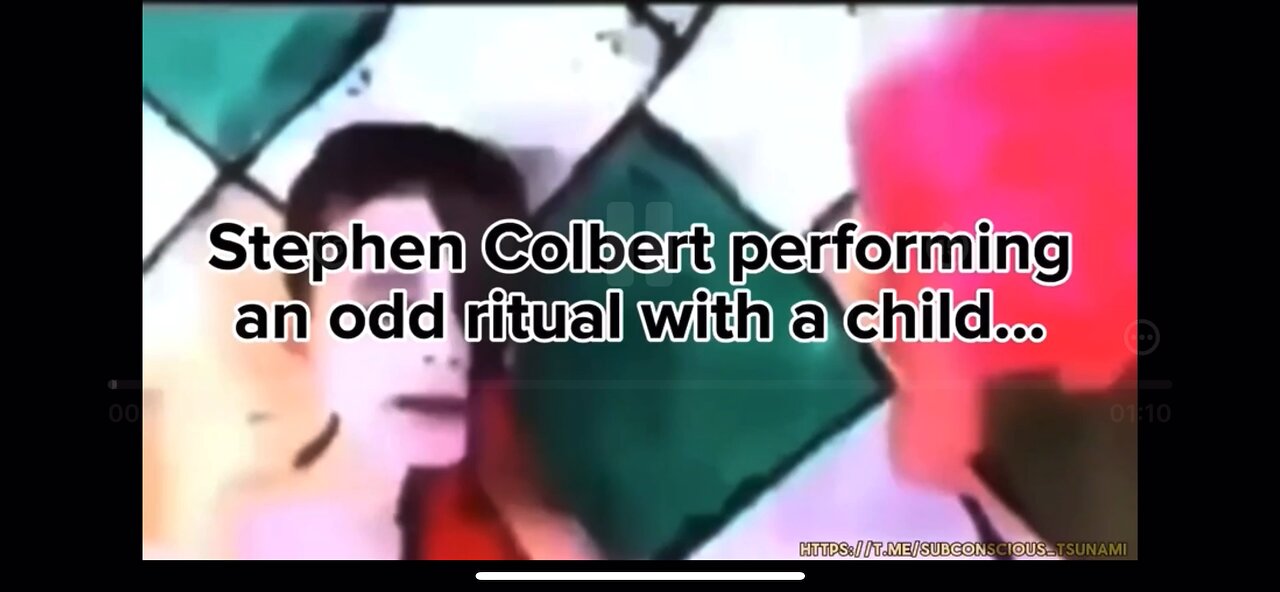 Stephen Colbert video exposed