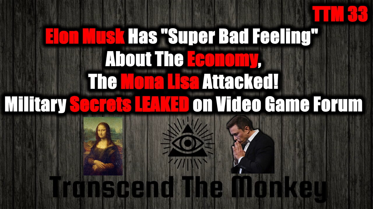 Elon Musk's Economic Concerns, Military Secrets Leaked Through War Thunder, Mona Lisa Caked TTM 33