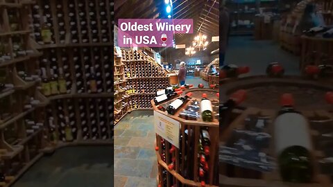 The Oldest Winery In The USA🍷#shorts #shortsvideo #travel #winery #wine #ny #brotherhood