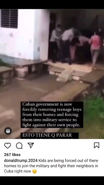 Cuban teenage boys being forced to fight their neighbors