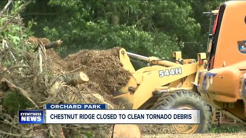 Tornado damage keeps parts of Chestnut Ridge closed