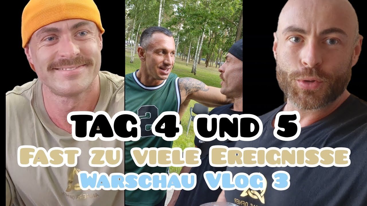 WARSCHAU VLOG TAG 4 und 5 | FAST ZU VIELE EREIGNISSE #bodybuilding #lifestyle #travel #trending