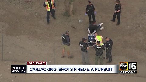 Two in custody following officer-involved shooting in Glendale