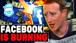 Facebook COLLAPSES Loses 200 BILLION In 1 Day & Loses Users For First Time In History!