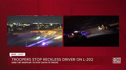 DPS troopers stop reckless driver on Loop 202