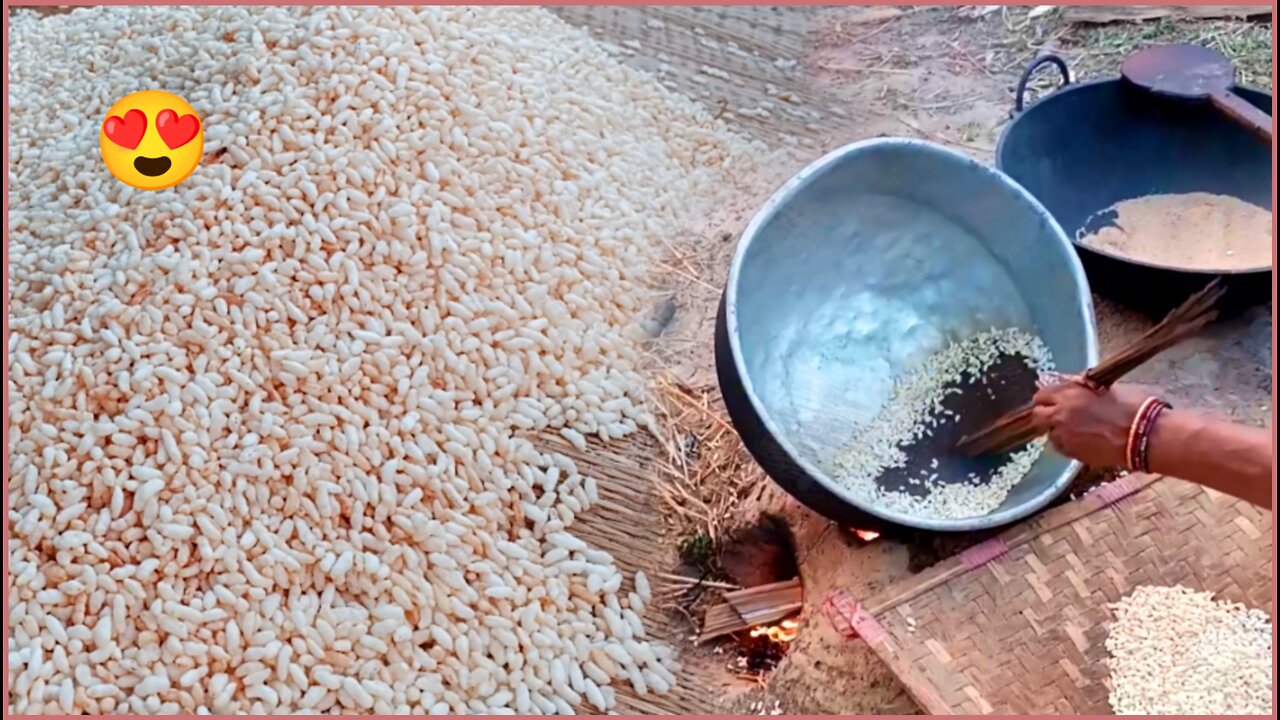 Making Puff rice from rice at Home || murmure recipe || Mudhi recipe