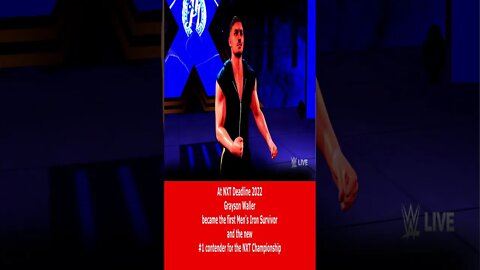 NXT Deadline 2022 The First Men's Iron Survivor was Crowned
