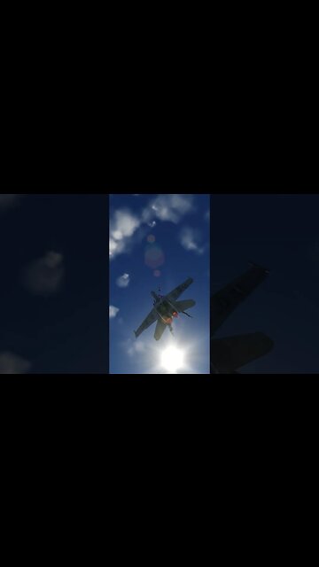Hornet vs Eagle Pilot View and Third Person View #dcs #gaming #dogfight