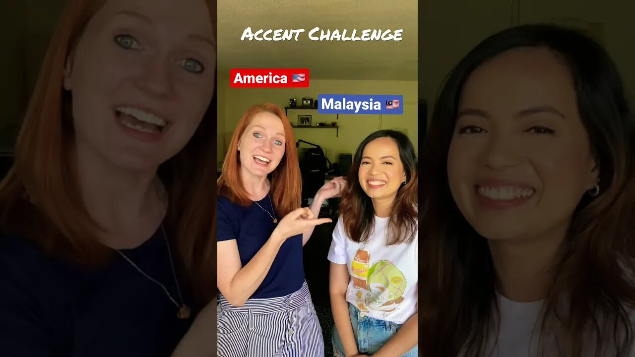 Malaysia vs USA Accent Challenge #shorts