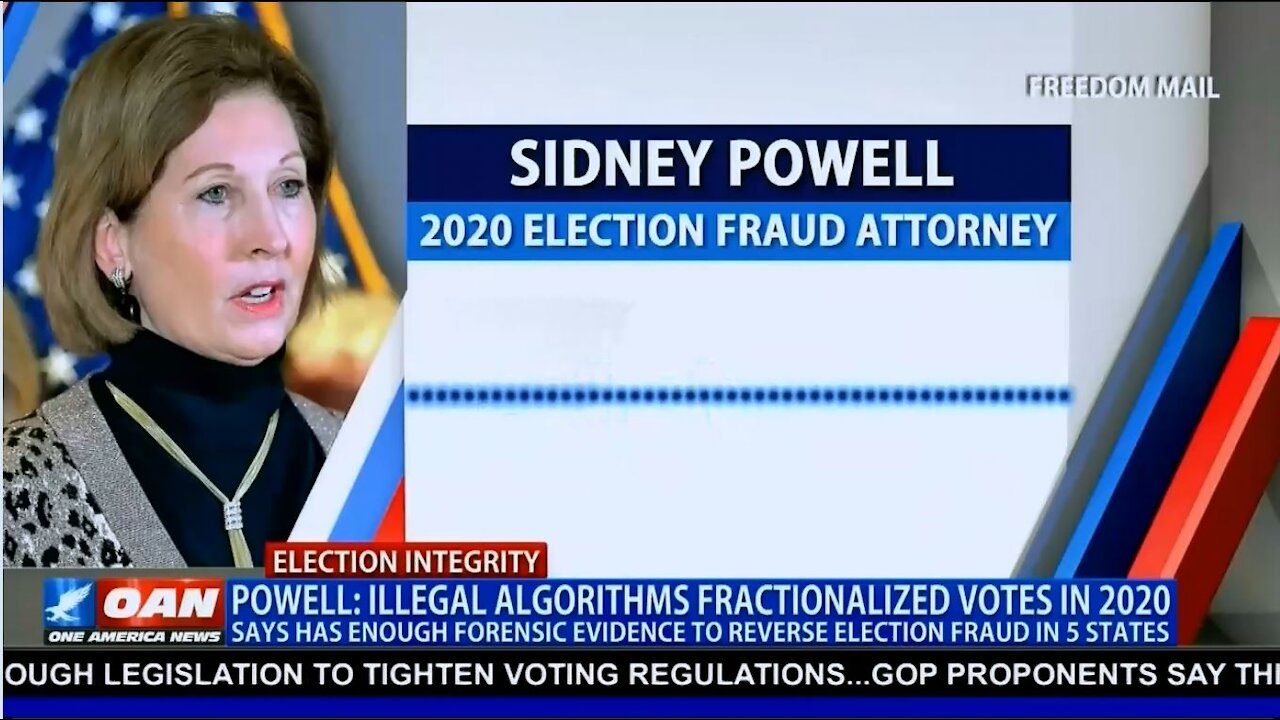 Proof of illegal fractional voting in 2020 election - Sidney Powell