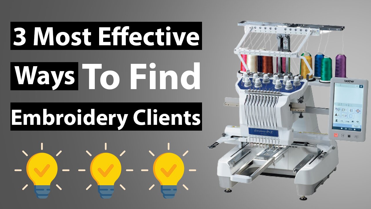 3 Most Effective Ways to Find Customer for Your Embroidery Business | Embroidery Business | ZD