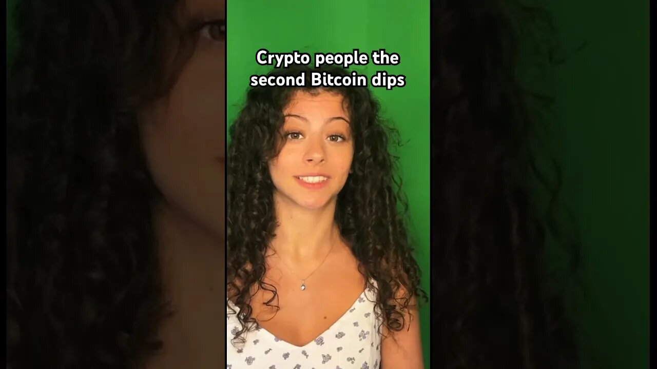 Do you feel this way? #bitcoin #crypto #missteencrypto #bitcoindip
