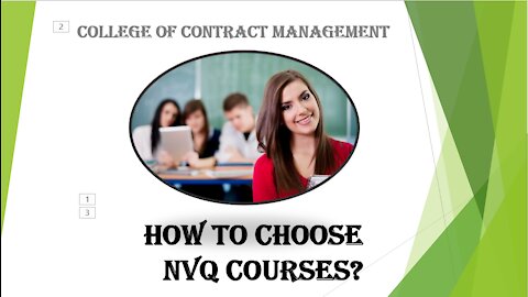 HOW TO CHOOSE NVQ Courses