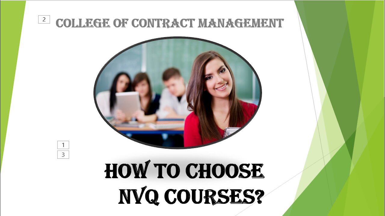 HOW TO CHOOSE NVQ Courses