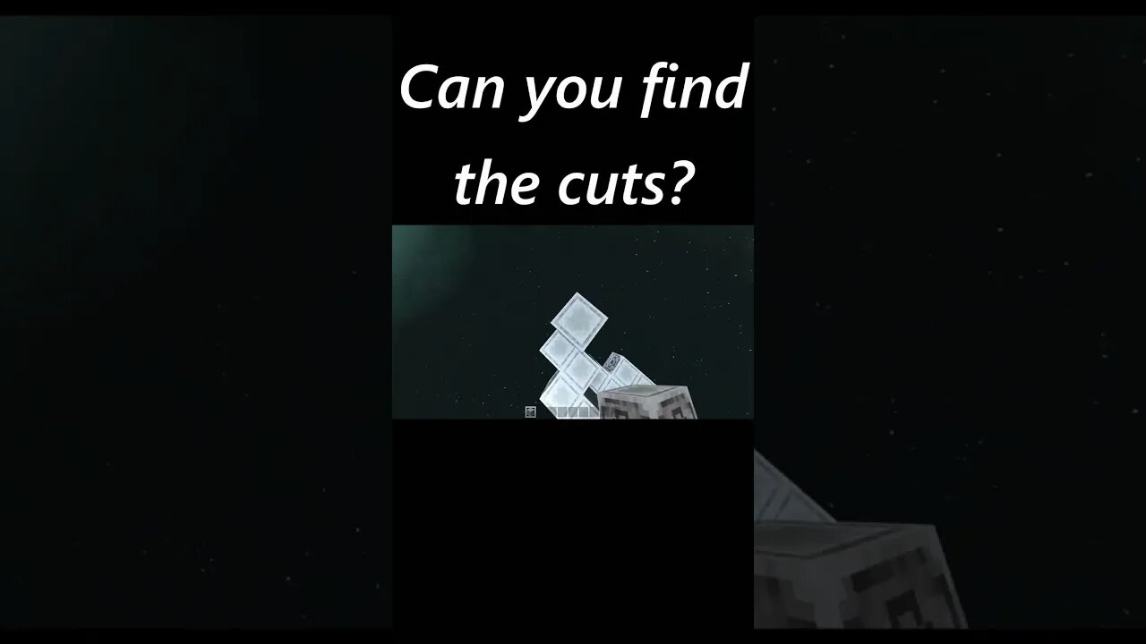 I Bet 10$ You Cant Find The Cuts #shorts #fyp #viral #youtube #minecraft #minecraftbedrock