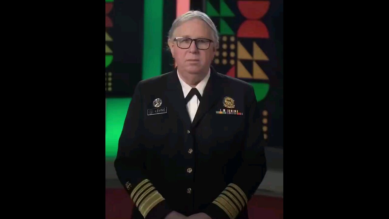 Admiral Levine, a man pretending to be a woman, just said that weather is racist.