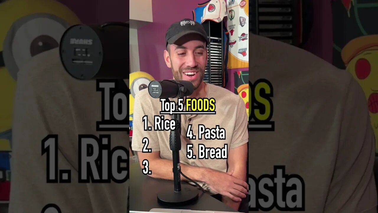 Trying to guess the Top 5 foods eaten in the world!! #shorts