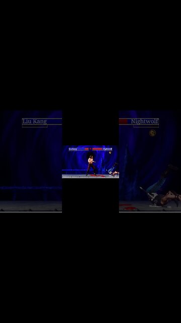 MK Remaster. liu kang vs nightwolf #shorts