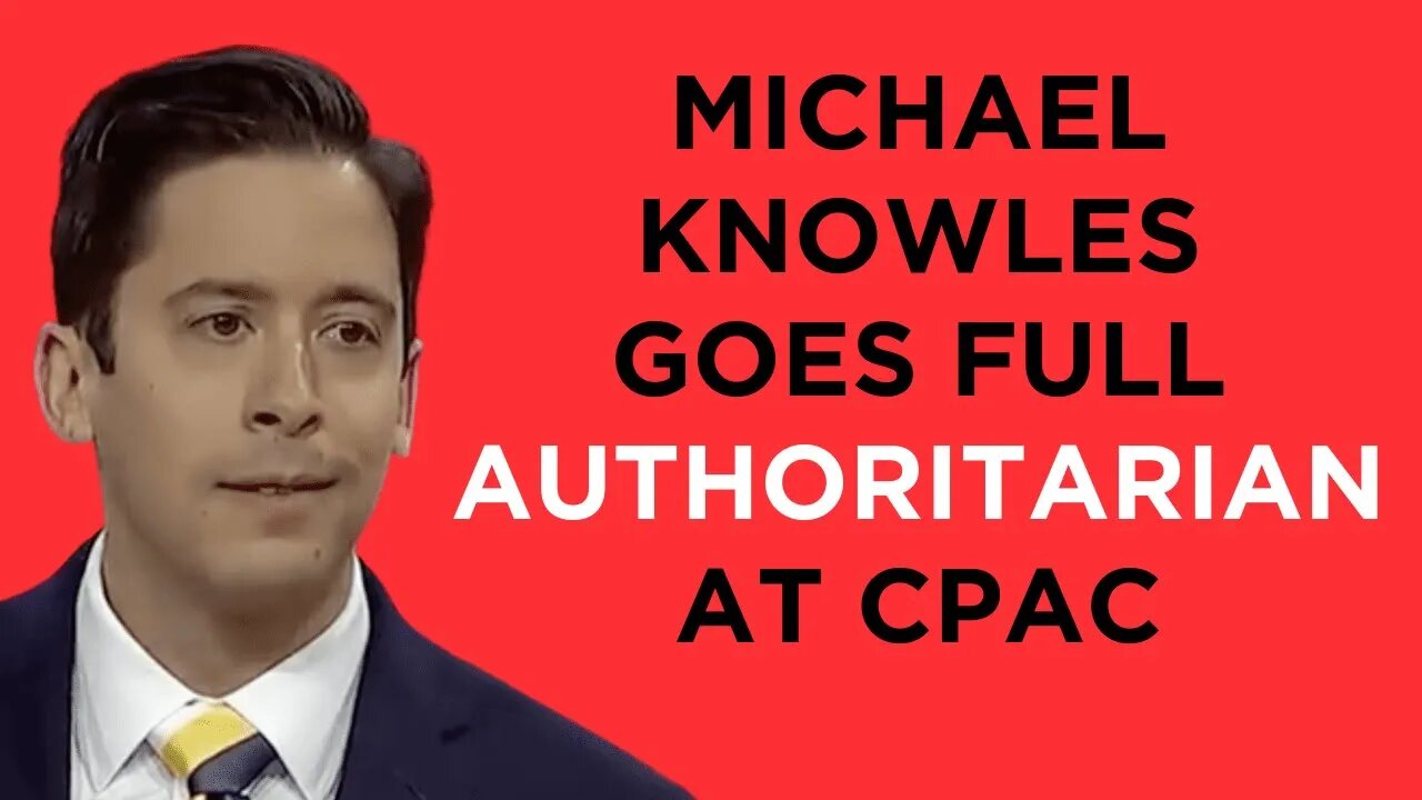 Michael Knowles goes full AUTHORITARIAN at CPAC, calls for eliminating transgenderism even in adults