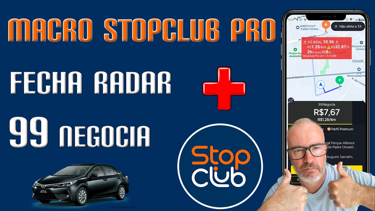 (ATUALIZAÇÃO) MACRO STOPCLUB PRO | Fecha Radar de Viagens + 99Pop Negocia