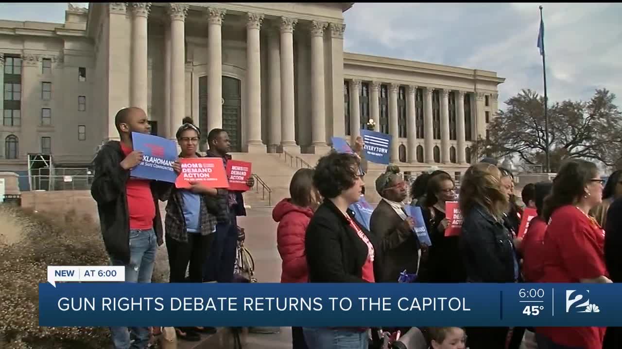 Gun rights debate returns to the capitol