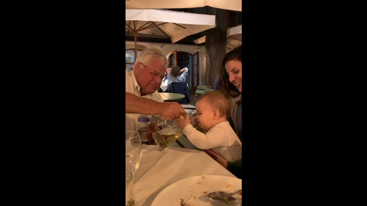 Viral German Baby Beer Reaction! 😄 🍺