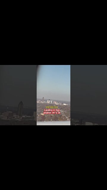 Landing in #desmoinesiowa 11/01/2022 #iowa coming back from #trinidadandtobago #maheshchookolingo