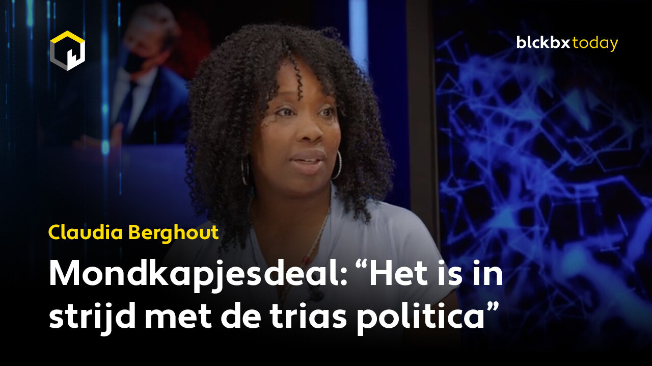 Claudia Berghout over de mondkapjesdeal: "Het is in strijd met de trias politica"