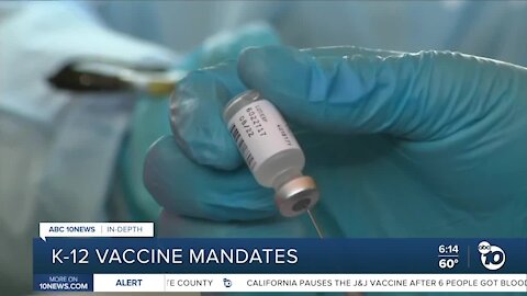 K-12 vaccine mandates