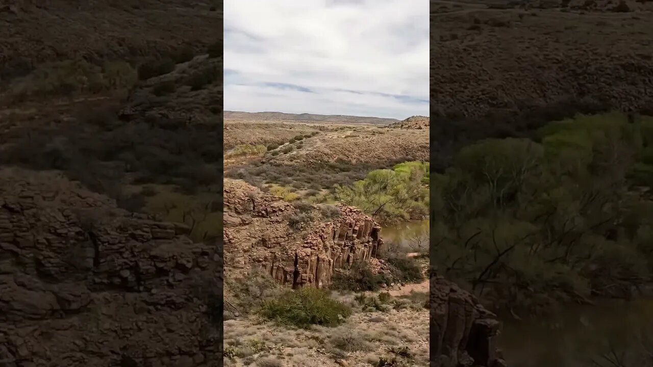 Train ride through the mountains of #sedona #arizona #train #sounds #clickity #clack #shorts