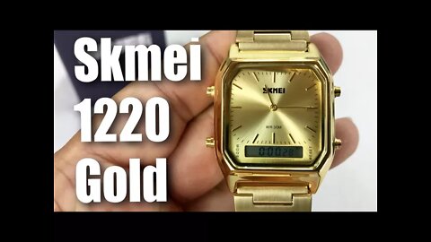 SKMEI Gold Digital Analog Digital Watch Review