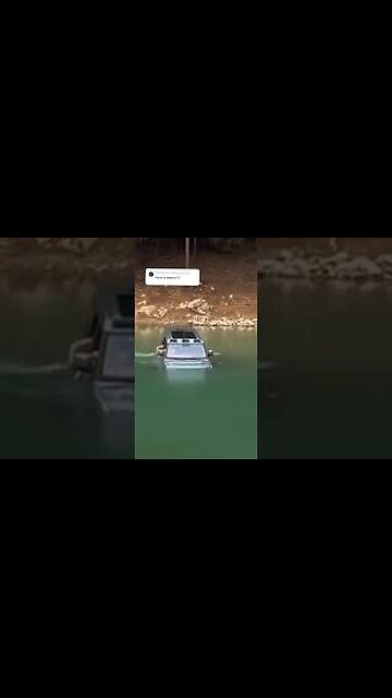 This car can float in water?!?!