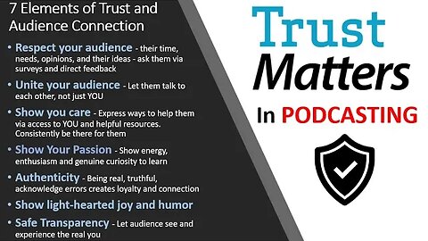 7 Elements of Trust and Audience Connection | Rob Greenlee, Podcast Hall of Famer | 9-9-23
