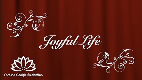 ❤️🙏 [Café noise and relaxing study background music. Joyful Life - Fortune Cookie Meditation]