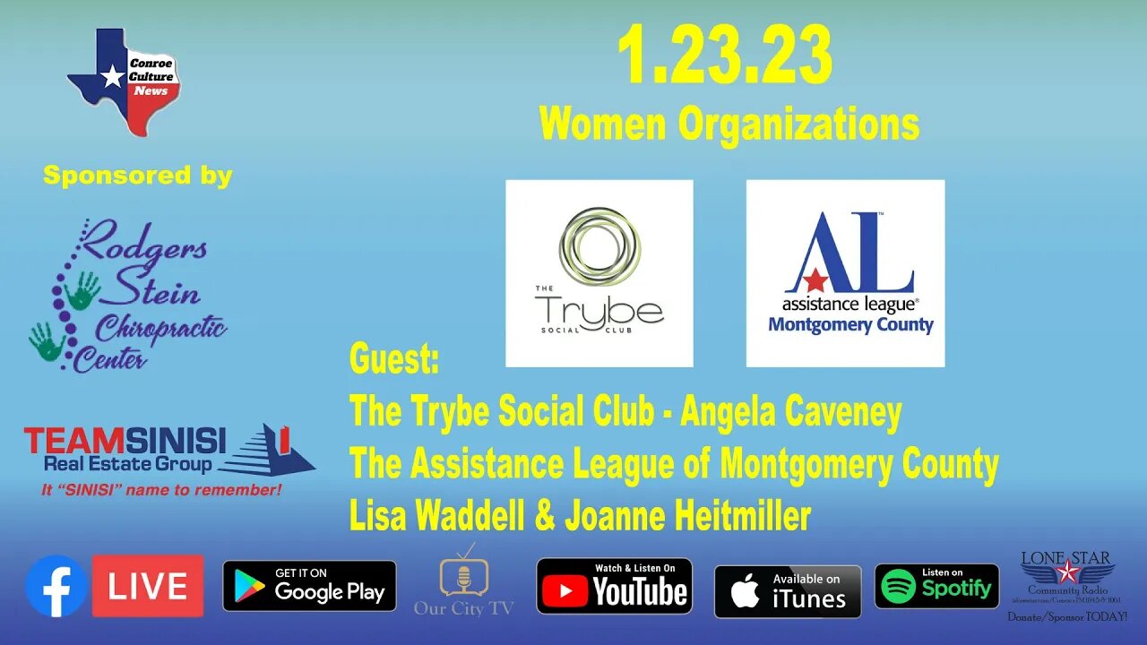 1.23.23 - Women Organizations - The Trybe and Assistance League of MC - Conroe Culture News