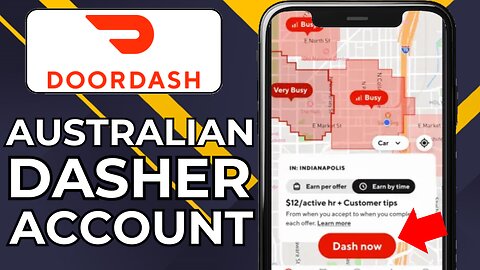 HOW TO MAKE DOORDASH DASHER ACCOUNT IN AUSTRALIA