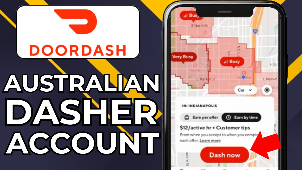 HOW TO MAKE DOORDASH DASHER ACCOUNT IN AUSTRALIA