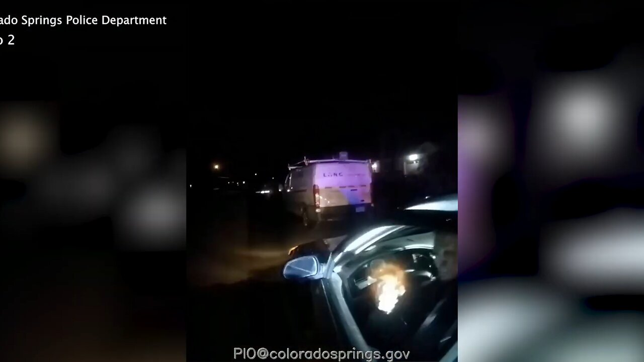 Bodycam -Convicted killer shoots Colorado Springs Police officer Beau Becker Randy Bishop - shooting