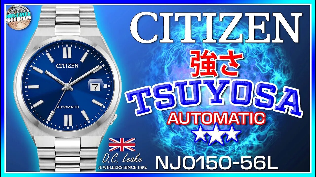 Strength & Power! | Brand New Citizen Tsuyosa Blue 50m Automatic NJ0150-56L Unbox & Review