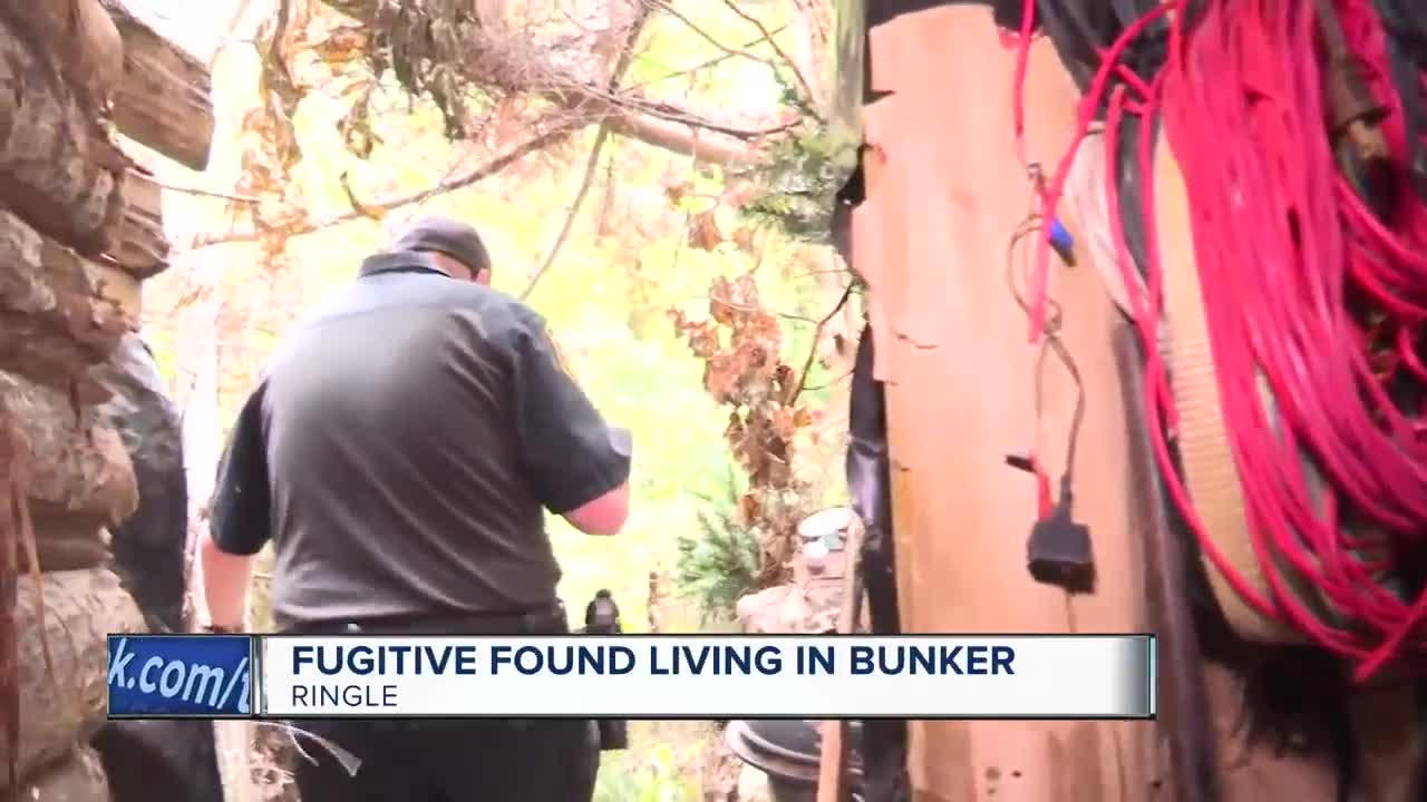 Wisconsin fugitive survives 3 years in makeshift bunker