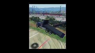 |MiniBeamNG/ Trucks Jumping #8 #Shorts