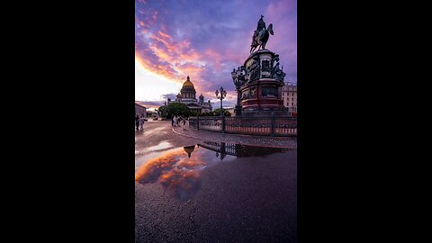 St. Petersburg in anticipation of white nights