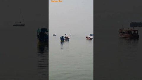 Boats at Dona Paula Jetty Goa India #youtubeshorts #shortvideo #viral #shorts #naturephotography