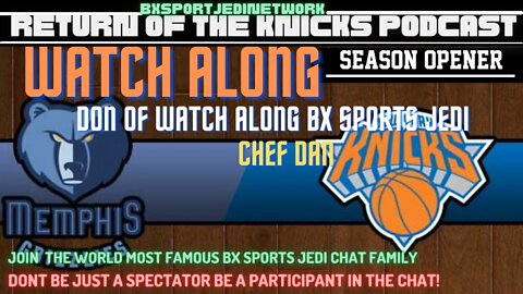 🏀Memphis Grizzlies battle the New York Knicks season opener watch along