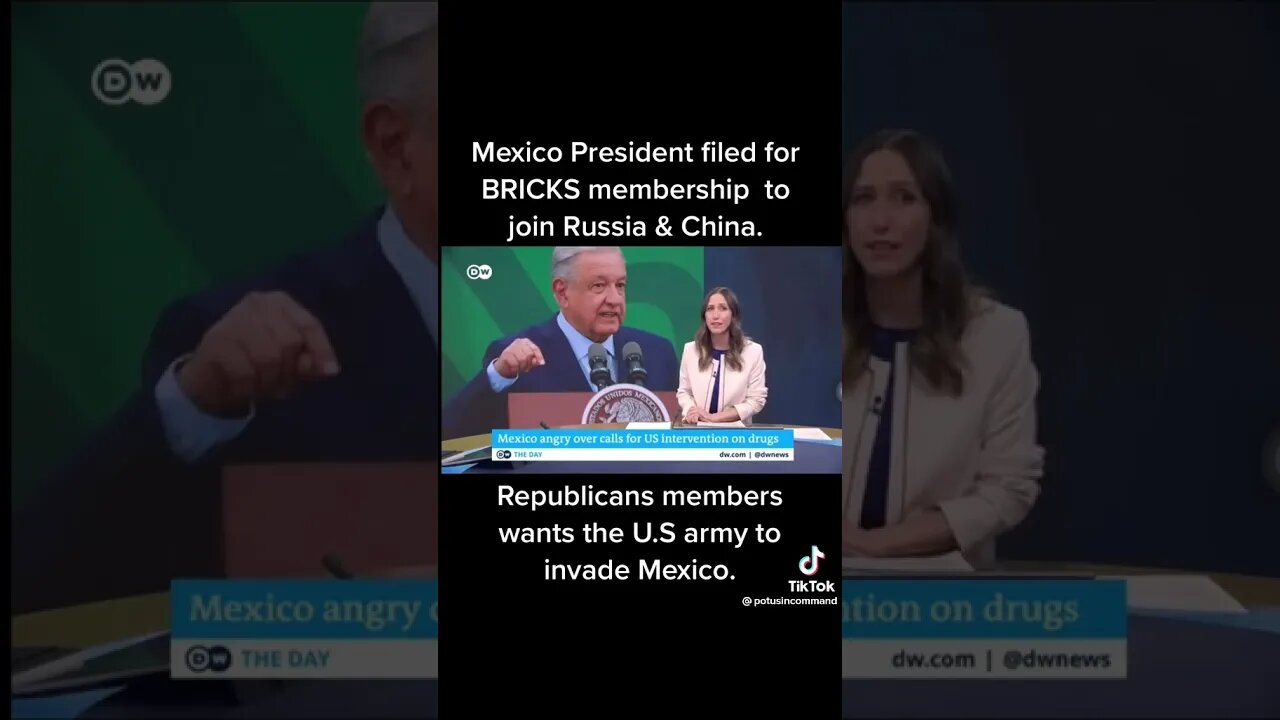 Mexico wants to join Brics & Republicans want to invade Mexico #mexico #Republicans #shorts