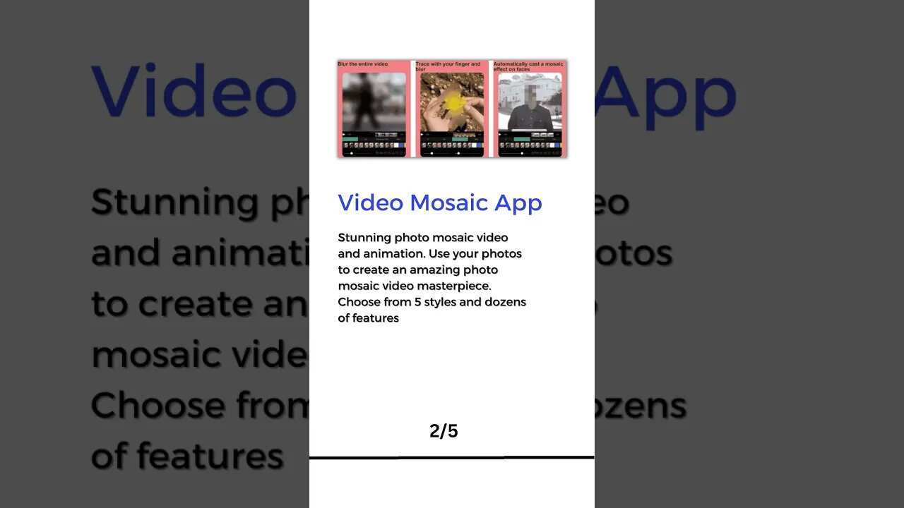 Top 5 Video Blurring Mobile Apps #shortvideo #shorts #short