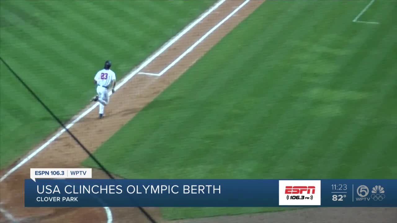 Team USA baseball clinches Olympic spot