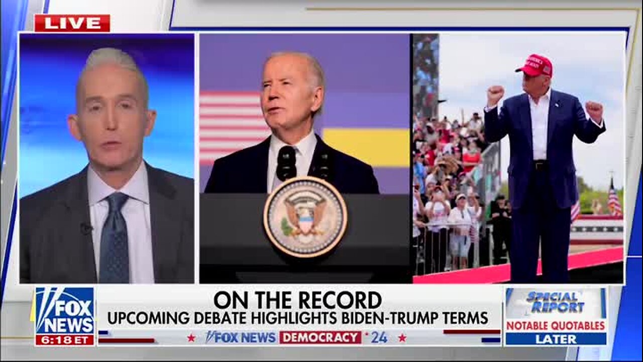 Gowdy on Biden-Trump Debate: Key Focus on Border Crisis and Foreign Policy