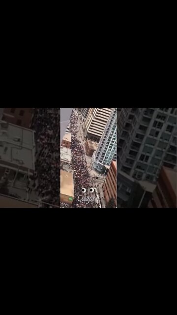 🇨🇦❤️🔥 CALGARY IS LIT!! TRUDEAU’S GOONS ARE ALL IN OTTOWA so the fire spreads!